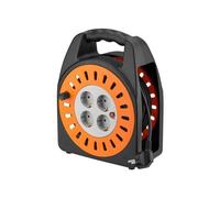 Goobay Kabeltrommel 25 m noir Schutzkontakt-Winkelprise mâle 71355