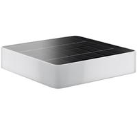 goobay Lampe solaire de sol à LED Level avec piquet de terre/Lampe LED de jardin d'extérieur pour escalier/étanche IP44, 45 lm, 3 modes de couleur 3000K - 6500K / 72015