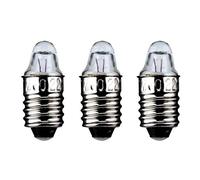 GOOBAY Lot de 3 Ampoules Torch Lace Lens 1.55 W -culot E10, 3.7 V (DC) 300 mA