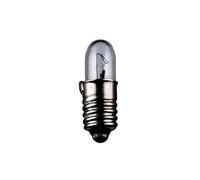 GOOBAY Lot de 5 Ampoules Tubulaire 1 W Culot E5,5 12 V (DC) 80 mA H 15 mm
