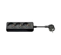 goobay NK 300-150 CS - Unité de distribution d'alimentation - CA 250 V - 3500 Watt - entrée : alimentation - connecteurs de sortie : 3 - 1.5 m cordon