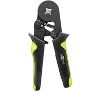 goobay Pince à sertir carrée pour embouts de câble 0,25 à 10 mm², HSC8 6-4A, AWG23-10, outil de sertissage pour manchons de câble isolés et non isolés - 80214