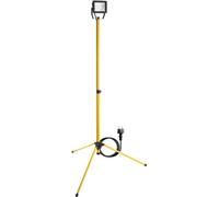 goobay Projecteur de chantier à LED avec pied télescopique 30 W 2550 lm et lumière blanc neutre 4000 K