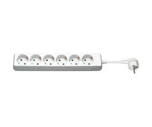 Goobay Steckdosenleiste 6-fach, 3m Wh