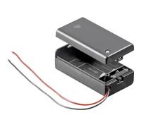 Goobay Support de Batterie 48171-1 câble de 9 V (L x l x h) : 68,4 x 33,2 x 25,6 mm.