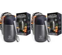 GOOD FOR YOU Boîte Alimentaire Isotherme Repas Chaud Lunch Box Inox Gamelle (Lot de 2)