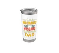 Good Mechanic Better Husband The Best Dad Funny Fathers Day Gobelet isotherme en acier inoxydable double paroi