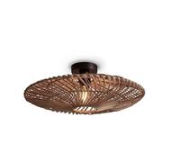 Good&Mojo [DL] Plafonnier Zanzibar plat 55 cm L. nat. - | Rond - Moderne - Rotin