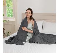 Good Nite Couverture Lestée Anti-Stress Couverture de Bien-être Sensorielle Apaisante et Relaxante pour Adulte (Gris, 8 kg, 150 x 200 cm)