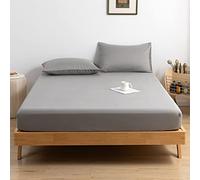 Good Nite Drap-Housse Doux et Respirant pour lit Super King Size de 25 cm de Profondeur, avec Poches très Profondes (Gris, Super King Size)