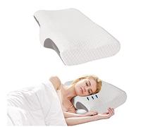 Good Nite Oreiller en Mousse à Mémoire de Forme Oreiller pour dormeurs sur Le côté et Le Ventre, avec Housse Amovible