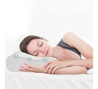 Good Nite Oreiller orthopédique en Mousse à mémoire de Forme pour Le Cou - Sommeil Cervical Doux et Profond - pour Les Personnes Dormant sur Le côté et Le Dos - Housse Lavable - 65 x 35 cm - Taille