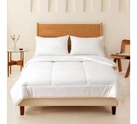 Good Nite Parure de lit Double en Fibre Creuse de Polyester Doux 10,5 tog avec Attaches de Coin - Lavable en Machine - Blanc 10,5 tog - 200 x 200 cm