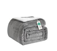 Good Nite Plaid Polaire 130x150 cm Couverture Sherpa Chaud et Doux Canape | Idéal sur canapé, fauteuil ou lit, facile à plier et ranger