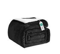 Good Nite Plaid Polaire 200x230 cm Couverture Sherpa Chaud et Doux Canape | Idéal sur canapé, fauteuil ou lit, facile à plier et ranger