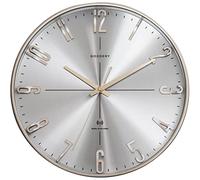 Horloge murale argentée 30 cm, modèle 3D