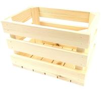 GoodFreshDecor Caisse en bois Outdoor Deko Boîte à vin, fruits, légumes et rangement 30x20x20