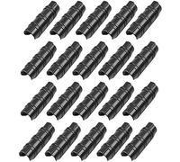 GOODGDN Lot de 20 clips pour tube de serre, en plastique, accessoires de jardin, boucle pour film de serre, diamètre extérieur applicable de 21 à 23 mm (Noir)