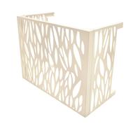 GoodHome Cache climatiseur Neva blanc crème