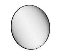 GoodHome Miroir Salle de Bains Rond Ø100 cm Noir Tisa