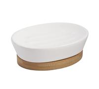 GoodHome Porte-Savon Poser Cervia Bambou Longueur 13,7 x P.10 x Hauteur 4,5