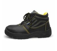 Goodyear - Bottes de Sécurité S3 - Cuir Noir - Embout Acier - Semelle Anti-Perforation Acier - Semelle PU Antidérapante - Résistant Eau - en ISO 20345 - Pointure 39 G138103C