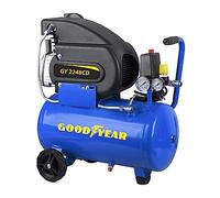 Compresseur d'air Silencieux 24 Litres 8 bar 2CV 1.5KW 115 PSI GOODYEAR
