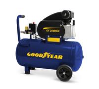 Goodyear Compresseur d'air silencieux 50 L 8 bar 2 CV (1,5 kW) 230 V 115 PSI