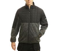 Goodyear Veste de travail thermique matelassée légère et coupe-vent pour homme, Noir/gris chiné., L