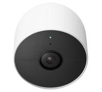 Google Nest Cam, caméra de sécurité IP, pour intérieur et extérieur, sans fil, compatible avec les langues : anglais, néerlandais, danois, allemand, finnois, français, italien, etc. Couleur : blanc. P