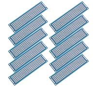 GOOHOCHY 10 Pièces Carte de Circuit Imprimé Double Face Bleue pour Soudure | Planche D’essai, Grosse Capacité, Usage en Expériences Électriques et Ingénierie, Design Multifonction