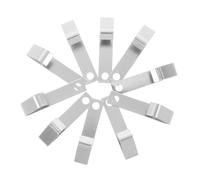 GOOHOCHY 10 Pièces Contacteur à Ressort de Batterie en Acier pour Piles AA et 9v, Connexion Sécurisée, Installation Facile, Plaque de Bornes Haute Conductivité, pour Réparation et Mise