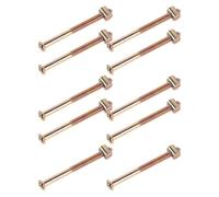 GOOHOCHY 10 Pièces Kit de Vis pour Berceau en Métal Écrous de Barillet M8, Installation Facile et Surfaces Lisses, pour Montage et Réparation de Lit Bébé