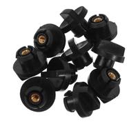 GOOHOCHY 20 Pièces Écrou de Couvercle de Filtre pour Tronçonneuse en Plastique Noir, Fixation Fiable pour Entretien Facile Lors des Travaux de Jardinage Bûcheronnage
