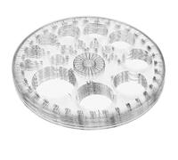 GOOHOCHY 6 Pièces Rapporteur Circulaire Clair en Plastique, Réutilisable | Mesure D’angles Longueurs, Échelles Précises, Tracé Radial, pour Dessin Technique et Usage Quotidien