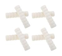 GOOHOCHY 8pcs Couvercle de Poignée de Porte en Eva Anti-statique et Anti-gel Protection pour Bouton et Poignée de Porte Beige pour Maison