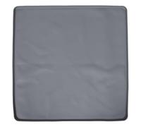 GOOHOCHY Bac Récupérateur de Lave-Vaisselle Étanche en Silicone Gris 60X60X2 CM avec Rebord Surélevé Antidébordement Tapis Drainant Résistant Haute Température pour Protection la Cuisine