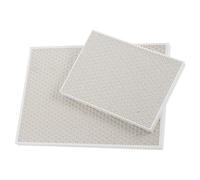 GOOHOCHY Bloc de Soudure et Protection de L'établi 2pcs en Nid D'abeille Quartz et Soudure Métal, Isolant Thermique pour Fabrication de Bijoux