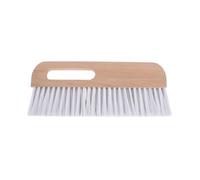 GOOHOCHY Brosse à Papier Peint en Nylon Manche en Bois pour Revêtement Mural Vinyle, Élimine Plis et Bulles, Outil Pratique pour Rénovation Maison