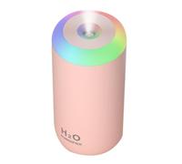 GOOHOCHY Diffuseur D'arômes Silencieux USB pour Voiture et Bureau Humidificateur D'air 350ml Lumières LED Colorées Mini Humidificateur Portable et Créateur de Brume
