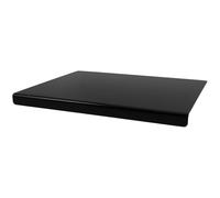 GOOHOCHY Grosse Planche à Découper Acrylique Noire Antidérapante Lèvre pour Fruits et Légumes Design Élégant Multifonctionnelle Cuisine