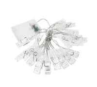 GOOHOCHY Guirlande Lumineuse LED Clips pour Photos Décoration Chambre Salon PVC Longue Durée Fonction Lumineuse pour Fête ou Déco Intérieure