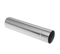 GOOHOCHY Insert de Tubage de Cheminée, Conduit de Cheminée Droit D'extension pour Poêle de Tente, Acier Inoxydable, Argenté, Facile à Installer Retirer, Évacuation, Air Frais Respirable,