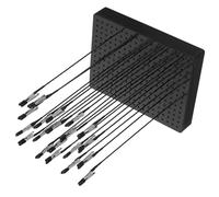 GOOHOCHY Kit de Pince Crocodile en Plastique et Aluminium pour Peinture Miniature, Support Flexible pour Pièces de Modèle, pour Aérographe et Bureau de Loisirs