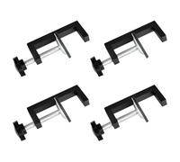 GOOHOCHY Lot de 4 Pinces G pour Travail du Bois et Fixation de Canapé Sectionnel, Alliage D'aluminium et Acier Carbone, Prise Stable, Plage de Serrage 10-57 Mm