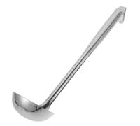 GOOHOCHY Louche à Soupe avec Long Manche et Crochet 50ml en Acier Inoxydable Cuillère de Service Robuste pour Cuisines Domestiques et Environnements Commerciaux