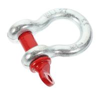 GOOHOCHY Manille Boucle à Anneau Simple en Acier Galvanisé 2 Tonnes D'ancrage 1/2 Galvanisée pour Levage et Déchargement Sécurisé Rapide