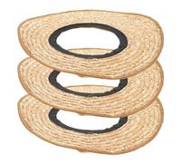 GOOHOCHY Pack de Lunettes de Soleil pour Casque de Chantier en Paille, Visière de Remplacement à Bord Large, Travailleurs en Extérieur, Lot de 3 Pièces Couleur Aléatoire
