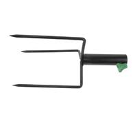 GOOHOCHY Piquet de Mât de Drapeau à 3 Pieds, Base Fer 1,57 Pouces Noir | Ancre Enterrée Démontable, Installation sans Outil, pour Pelouse et Jardin, Stabilise Poteau, Limite Couleur Aléatoire