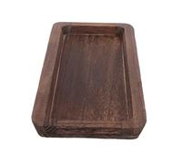 GOOHOCHY Plateau Décoratif Forme Rectangulaire en Bois Marron Rustique Fonction Polyvalente et Facile à Nettoyer Style Ferme pour Table D'entrée et Décor de Maison